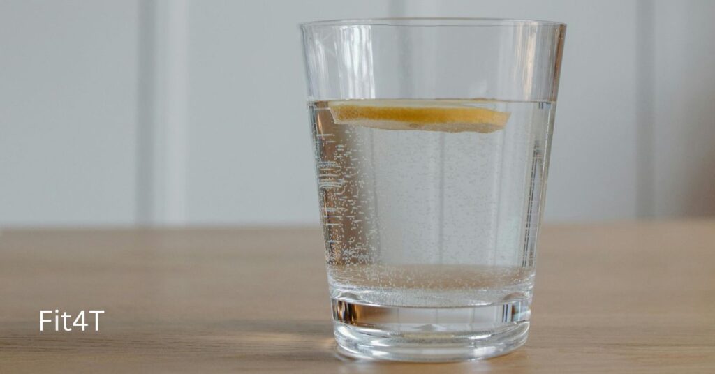 Hot lemon water
