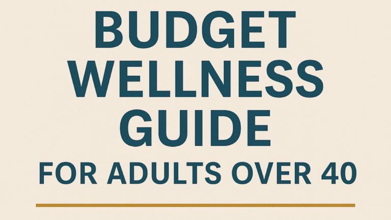 Budget Wellness Guide for Adults Over 40